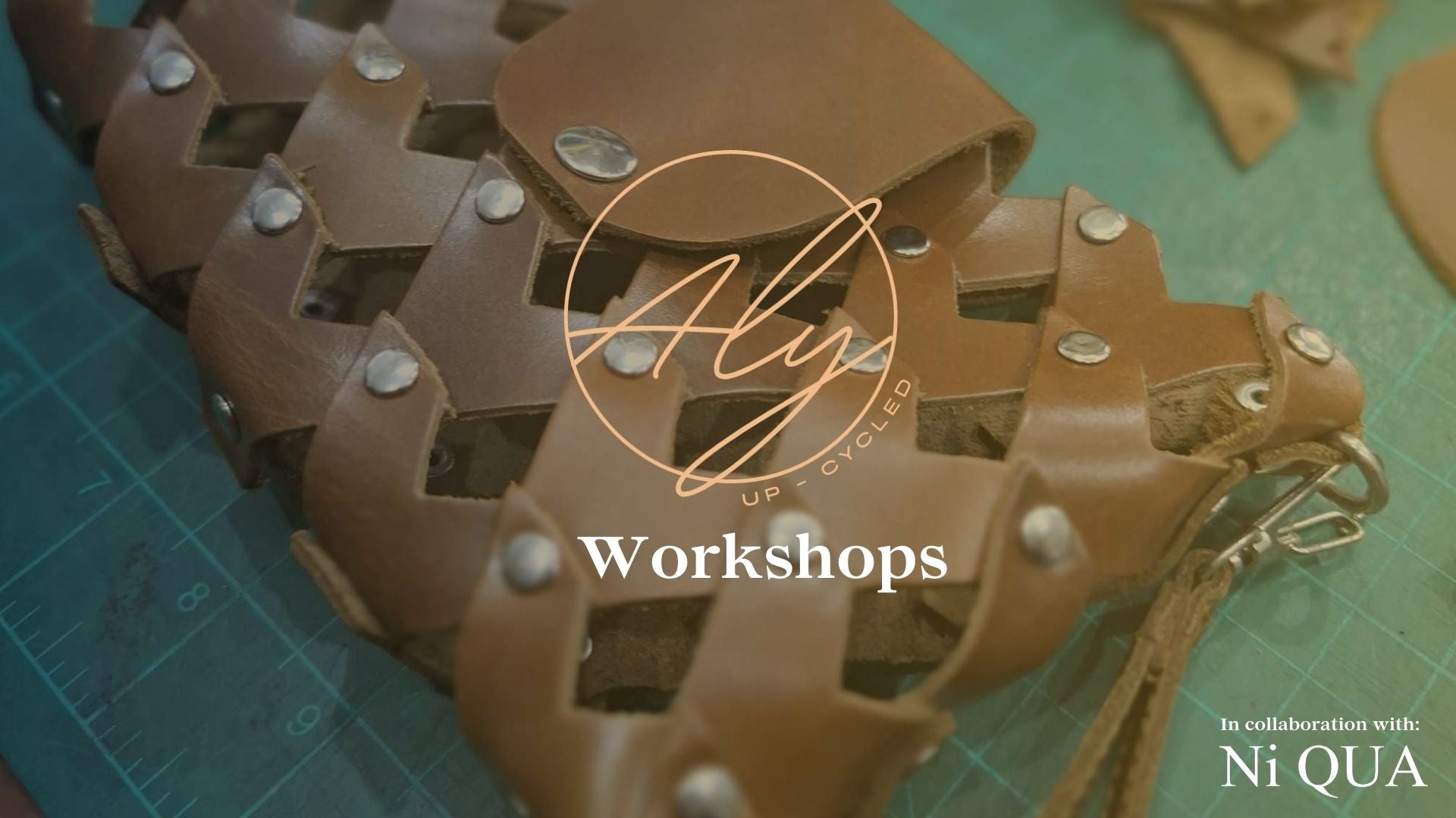 Load video: Up-cycling Workshop - Leather Clutch